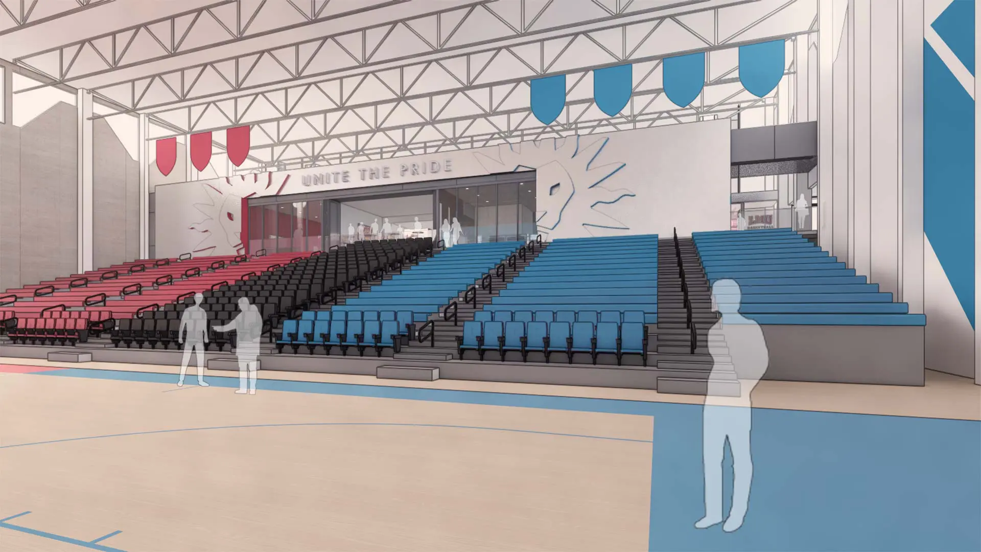 Gersten Pavilion Fan Seating and Coach's Suites
